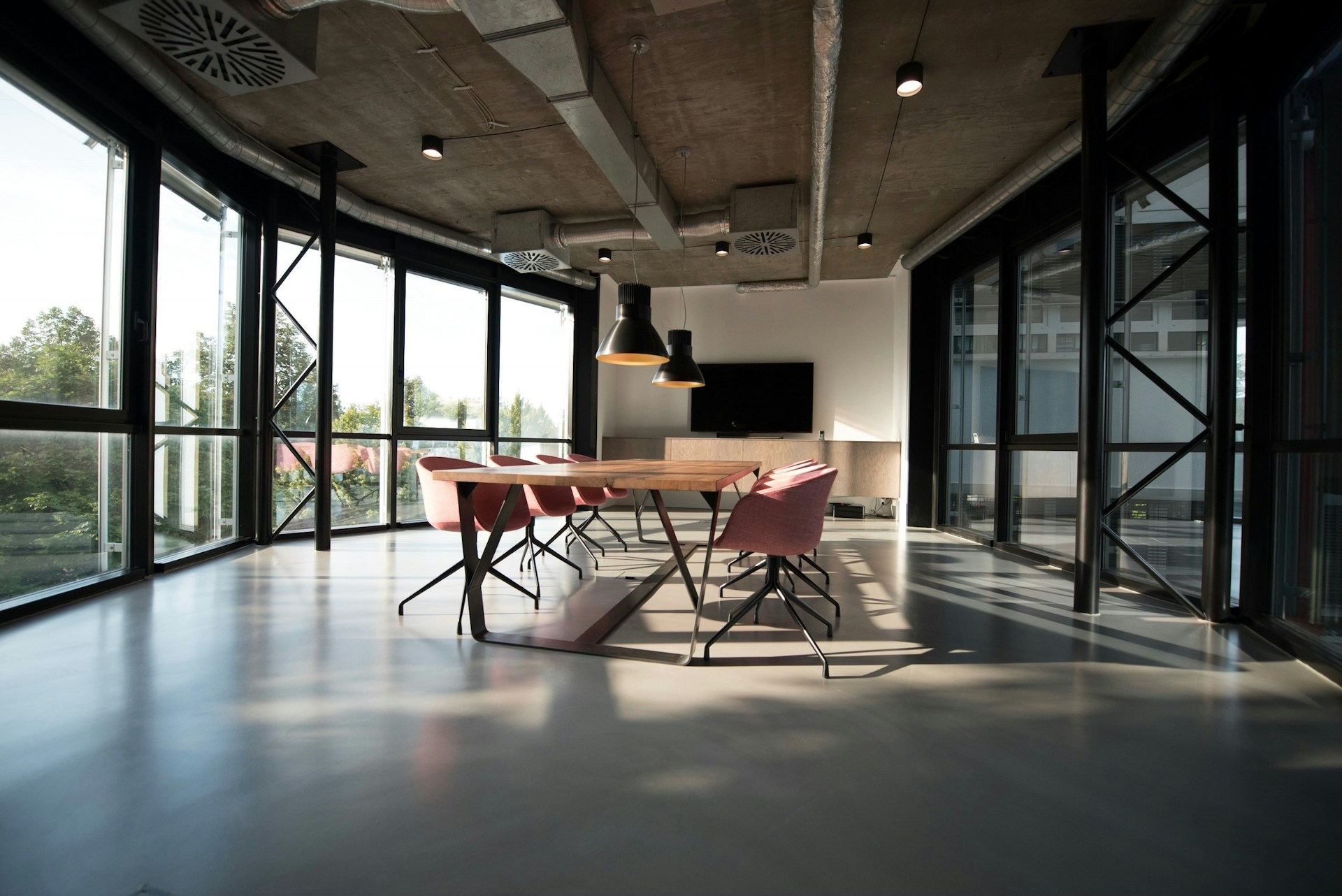 Reception area of the Neural Vault office on Burrard Street in Vancouver